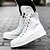cheap Men&#039;s Boots-Men&#039;s Shoes Leather PU Winter Fall Comfort Fashion Boots Snow Boots Boots Walking Shoes Booties/Ankle Boots Rivet Zipper Lace-up for