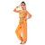 cheap Kids&#039; Dancewear-Belly Dance Outfits Performance Polyester / Chiffon Satin Sequin / Gold Coin Long Sleeve Natural Top / Skirt / Belt
