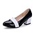 cheap Dance Sneakers-Women‘s Dance Shoes Leather  / Modern Heels / Sneakers Chunky Heel Beginner /
