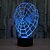 billige Dekor- og nattlys-1 stk 3D nattlys Dekorativ LED