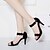 cheap Women&#039;s Sandals-Women&#039;s Sandals Stiletto Heel Round Toe Dress Party &amp; Evening Office &amp; Career Buckle Fleece Summer Almond / Black / Red
