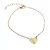 cheap Body Jewelry-Women&#039;s Anklet Chains Body Chain Heart Dainty Ladies Simple Unique Design Simple Style Gold Plated Anklet Jewelry Golden For Party Daily Beach