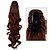 cheap Hair Pieces-excellent quality synthetic 20 inch 180g long curly claw jaw clip on ponytail hairpiece extensions