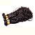 billige Ombre hårforlengelse-4 pakker Brasiliansk hår Naturlige bølger Ubehandlet hår Menneskehår Vevet Hårvever med menneskehår Hairextensions med menneskehår / 10A