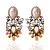 cheap Earrings-Women&#039;s Stud Earrings Drop Earrings Fashion Earrings Jewelry Brown For Wedding Party 1pc