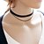 cheap Necklaces-Women&#039;s Choker Necklace Pendant Necklace Tattoo Choker Star Ladies Tattoo Style Basic Double-layer Flannel Toison Alloy Black Necklace Jewelry For Party Daily Casual