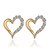 זול Jewelry Sets-Women&#039;s Stud Earrings Pendant Necklace Necklace / Earrings Hollow Out Heart Hollow Heart Ladies Fashion Bridal Earrings Jewelry White / Gold For Wedding Party Casual Daily Masquerade Engagement Party