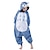preiswerte Kigurumi Pyjamas-Kinder Kigurumi-Pyjamas Eule Tier Patchwork Pyjamas-Einteiler Pyjamas Lustiges Kostüm Samtnerzchen Cosplay Für Jungen und Mädchen Weihnachten Tiernachtwäsche Karikatur