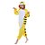 abordables Pyjamas Kigurumi-Adulte Pyjama Kigurumi tigre Animal Mosaïque Combinaison de Pyjamas Polaire Cosplay Pour Homme et Femme Noël Pyjamas Animale Dessin animé Fête / Célébration Les costumes / Collant / Combinaison