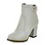 זול מגפי נשים-נעלי נשים-מגפיים-דמוי עור-מעוגל / מגפי אופנה-שחור / אפור / Almond-שמלה / קז&#039;ואל-עקב עבה