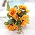 baratos Flor artificial-Flores artificiais 1pcs Ramo Estilo Moderno Rosas Flor de Mesa