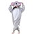 preiswerte Kigurumi Pyjamas-Kinder Kigurumi-Pyjamas Elefant Tier Pyjamas-Einteiler Polar-Fleece Grau Cosplay Für Jungen und Mädchen Tiernachtwäsche Karikatur Fest / Feiertage Kostüme / Gymnastikanzug / Einteiler