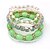 voordelige Armbanden-Dames Wikkelarmbanden Modieus Legering Armband sieraden Wit / Zwart / Oranje Voor Bruiloft Feest