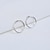 cheap Earrings-Women&#039;s Hoop Earrings Clip on Earring Machete Ladies Fashion Sterling Silver Earrings Jewelry Silver For Daily Casual