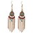 cheap Earrings-Women&#039;s Girls&#039; Ladies Personalized Tassel Bohemian Vintage European Resin Silver Plated Gold Plated Earrings Jewelry Gold / Silver For Party Daily Casual / Turquoise