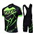 cheap Men&#039;s Clothing Sets-Fastcute Men&#039;s Unisex Cycling Jersey with Bib Shorts Short Sleeve Mountain Bike MTB Road Bike Cycling Black Bike Jersey Bib Tights Clothing Suit Breathable Quick Dry Back Pocket Lycra Sports Classic