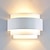 billiga LED-väggbelysning-lightinthebox utomhus infälld vägglampa led 60w pathway metall halvcirkel vägglampa modern samtida 110-120v 220-240v