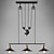 זול אורות תליון-3-אור 80(32&quot;) מנורות תלויות מתכת אי גימור צבוע וינטאג&#039; 110-120V 220-240V