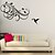 economico Adesivos de Parede-AYA™ DIY Wall Stickers Wall Decals, Flower Rattan &amp; bird Type PVC Panel Wall Stickers 55*80cm