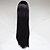 cheap Costume Wigs-Cosplay Wigs Black Color Carve One Meter Long Straight Hair Wig