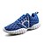 baratos Sapatos Desportivos para Homem-Masculino sapatos Tule Primavera Verão Outono Inverno Tênis Caminhada Cadarço Para Atlético Casual Preto Azul Azul Real