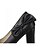 cheap Women&#039;s Heels-Women&#039;s Synthetic / Patent Leather / Leatherette Spring / Summer / Fall Comfort / Novelty / Basic Pump Heels Walking Shoes Chunky Heel / Platform Bowknot Black / Red / Pink / Wedding / Dress / 3-4