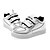 olcso Lánycipők-Lány Kényelmes / Világító cipők PU Tornacipők Gyalogló LED Aranyozott / Bíbor / Rózsaszín Nyár / Gumi