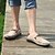 halpa Miesten loaferit ja nauhattomat kengät-Miesten Canvas Kevät / Kesä / Syksy Comfort Mokkasiinit Kävely Harmaa / Ruskea / Sininen