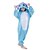 voordelige Kigurumi-pyjama&#039;s-Kinderen Kigurumi pyjamas Olifant Dieren Onesie pyjamas Flanel Fleece Blauw Cosplay Voor Jongens en meisjes Dieren nachtkleding spotprent Festival / Feestdagen kostuums / Gympak / Onesie