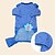 preiswerte Hundekleidung-Katze Hund Overall Welpenkleidung Streifen Modisch Urlaub Winter Hundekleidung Welpenkleidung Hunde-Outfits Blau Rosa Kostüm für Mädchen und Jungen Hund Baumwolle XS S M L XL