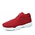 cheap Men&#039;s Sneakers-Men&#039;s Sneakers Outdoor Athletic Casual Spring Fall Winter Lace-up Braided Strap Flat Heel Comfort Walking Microfiber Black White Red