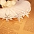 baratos Capacete de Casamento-Liga Flores / Chapéu / Ferramenta de cabelo com Floral 1pç Casamento / Ocasião Especial / Casual Capacete