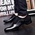 Χαμηλού Κόστους Ανδρικά Oxfords-Αντρικό Παπούτσια PU Άνοιξη Φθινόπωρο Ανατομικό Τυπική παπούτσια Oxfords Περπάτημα Κορδόνια για Causal Μαύρο Καφέ