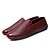 cheap Men&#039;s Slip-ons &amp; Loafers-Men&#039;s PU Spring / Fall Comfort Loafers &amp; Slip-Ons Slip Resistant Red / White / Black