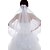 cheap Wedding Veils-Wedding Veil Two-tier Fingertip Veils Lace Applique Edge Tulle / Lace White / Ivory