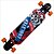 billige Skateboardkjøring-22 tommer (ca. 56cm) Longboards Skateboard Professjonell Kanadisk Maple Svart Rød Grønn Stjerne