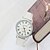 preiswerte Modeuhren-Paar Uhr Modeuhr Quartz Leder Schwarz / Weiß / Rot Cool / Analog Freizeit Schwarz Braun Rot / Edelstahl