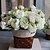 abordables Fleurs artificielles-Polyester Style moderne Bouquet Fleur de Table Bouquet 1