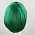 billige Kostymeparykk-cosplay kostyme parykk syntetisk parykk cosplay parykk rett rett bob parykk grønt syntetisk hår damegrønt