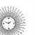 Недорогие Современные настенные часы-современный стиль металла без звука настенные часы без батарей свежий стиль (60 см)