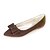 billige Flate sko til kvinner-Dame-Glitter-Flat hælFlate sko-Bryllup Formell Fest/aften-Svart Blå Brun Rød Sølv Gull