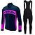 cheap Men&#039;s Clothing Sets-KEIYUEM Long Sleeve Cycling Jersey with Bib Tights Summer Coolmax® Mesh Silicon Black Bike Clothing Suit Breathable 3D Pad Quick Dry Back Pocket Sweat-wicking Sports Classic Clothing Apparel