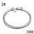 cheap Bracelets-Women&#039;s Chain Bracelet Twisted Ladies Punk Inspirational Sterling Silver Bracelet Jewelry Silver For Wedding Party Daily Casual Sports