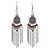 cheap Earrings-Women&#039;s Girls&#039; Ladies Personalized Tassel Bohemian Vintage European Resin Silver Plated Gold Plated Earrings Jewelry Gold / Silver For Party Daily Casual / Turquoise