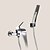 cheap Bathroom Sink Faucets-Bathroom Sink Faucet - Waterfall Chrome Wall Mounted Two Holes / Single Handle Two HolesBath Taps / Brass