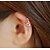 baratos Brincos-Mulheres Brincos Curtos Brincos com Clipe Punhos da orelha - Personalizada, Bikini Prata / Dourado Para Diário Casual
