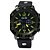 Недорогие Спортивные часы-SHI WEI BAO Муж. Спортивные часы Модные часы Кварцевый Кожа Черный Компас Cool Аналоговый Желтый Красный Синий