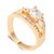 voordelige Ringen-Dames Bandring Gouden Zilver Legering Modieus Bruiloft Sieraden