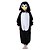 abordables Pijamas Kigurumi-Niños Pijamas Kigurumi Pingüino Animal Pijamas de una pieza Forro polar Negro / Blanco Cosplay por Niños y niñas Ropa de Noche de los Animales Dibujos animados Festival / Vacaciones Disfraces