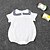 billige Babyer og småbørnspiger-Baby Unisex Afslappet / Hverdag Ensfarvet Kort Ærme Bomuld Overall og jumpsuit